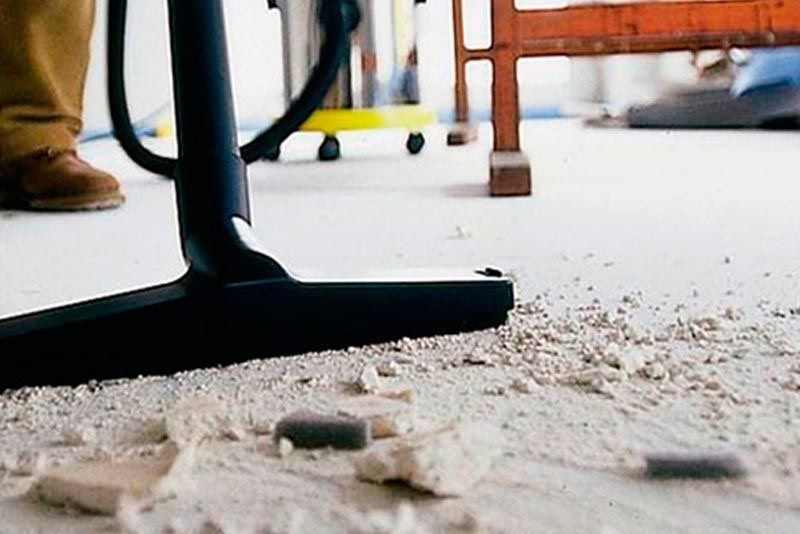 Post-construction cleaning